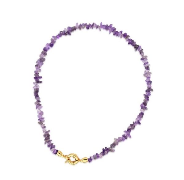 Chocker cascalho de Ametista - Imagem 3