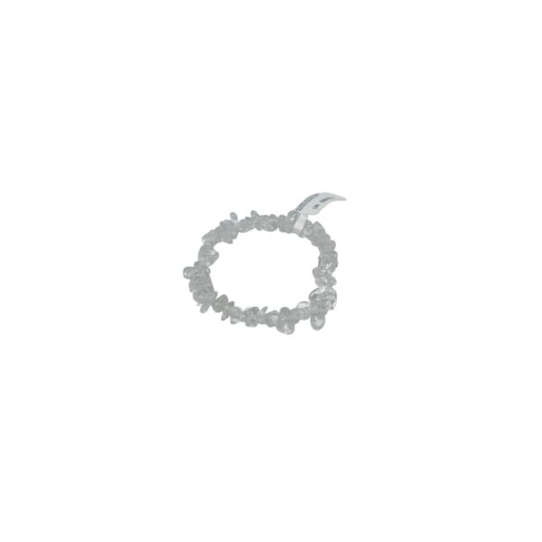 Pulseira cascalho de Cristal de Quartzo
