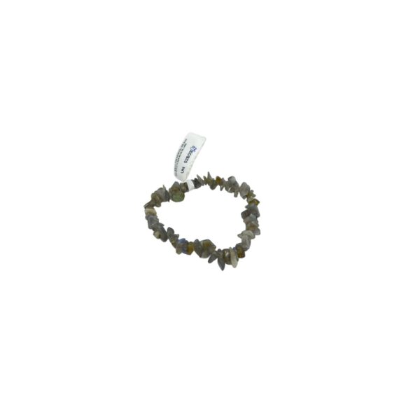 Pulseira cascalho de Labradorita