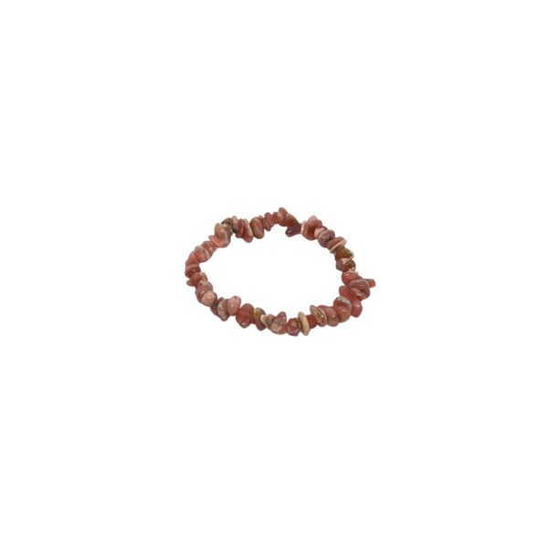 Pulseira cascalho de Rodocrosita