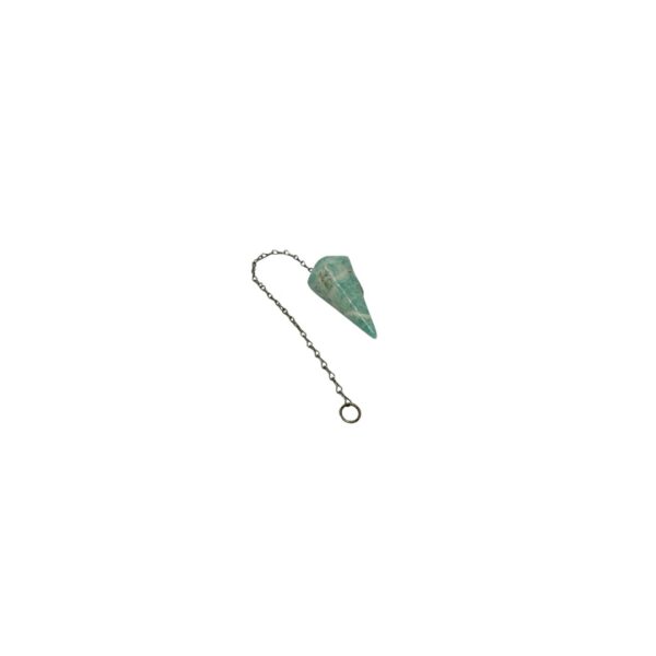 Pêndulo multi facetado de Amazonita - Imagem 2