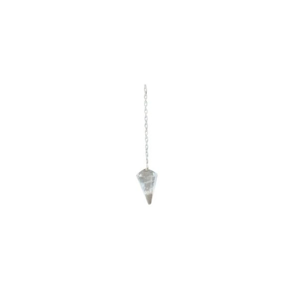 Pêndulo multi facetado de Cristal de Quartzo