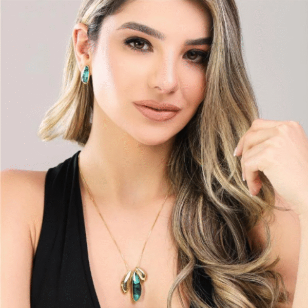 Colar Glamour Esmeralda - Imagem 2