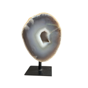 Geodo de Ágata Natural - base ferro