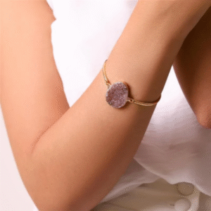 Pulseira Drusa de Ametista