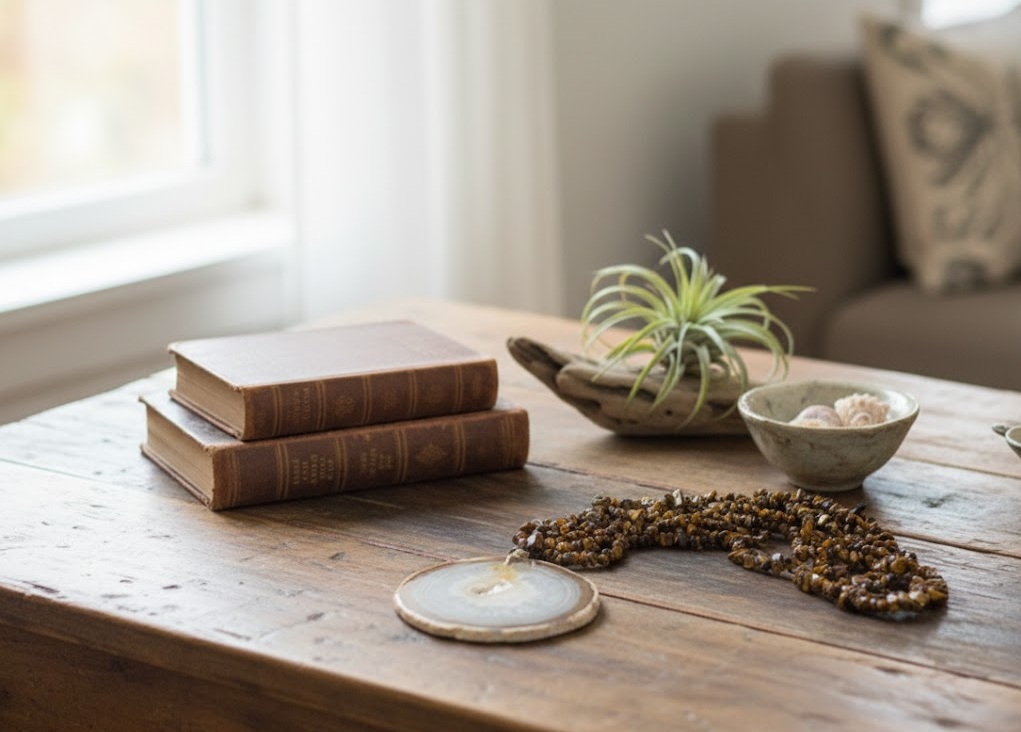 Compre colar de mesa Olho de Tigre e Ágata em Campos do Jordão e valorize a decoração com sofisticação