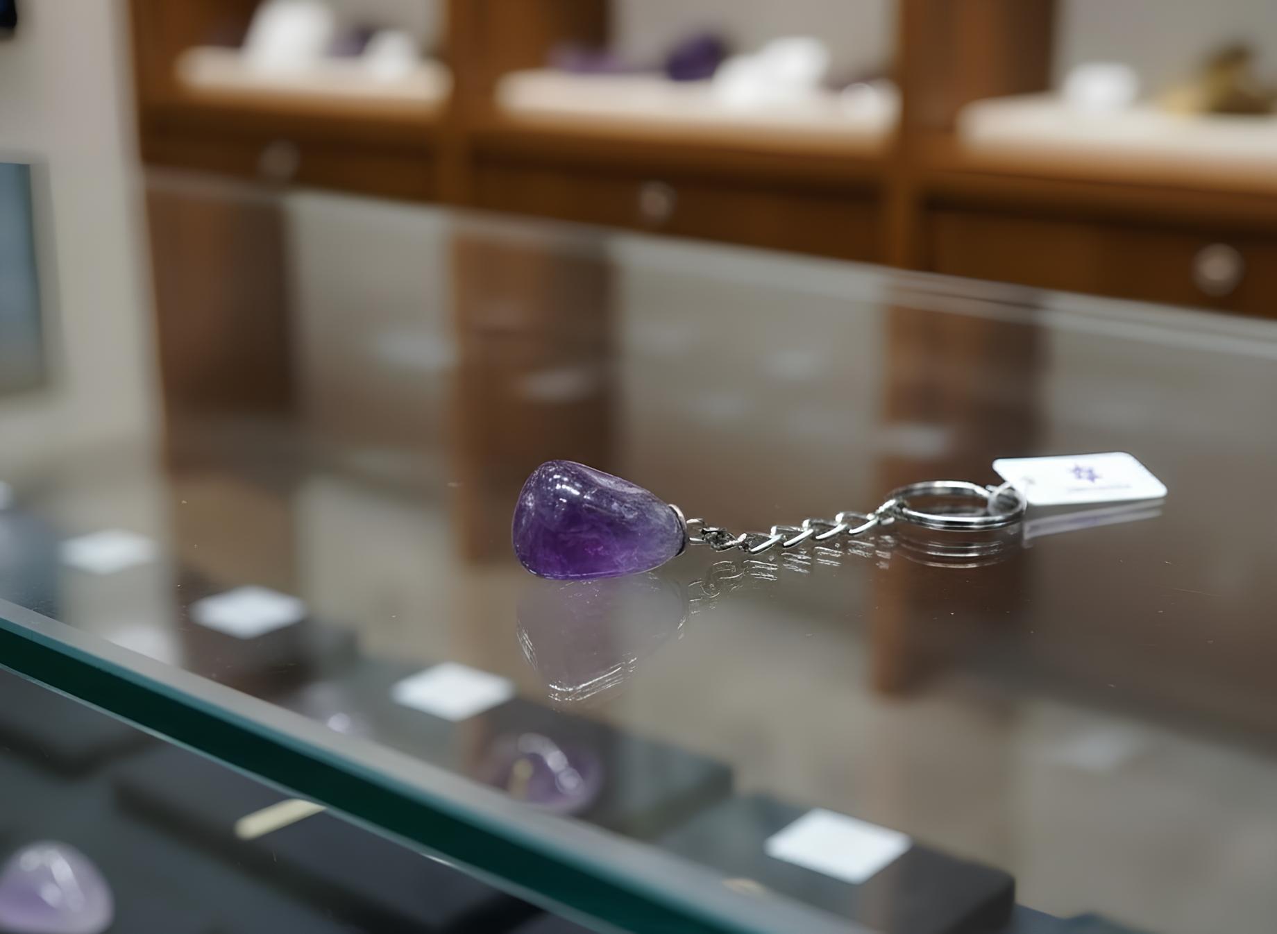 Chaveiro de Ametista Original Disponível – Compre Já