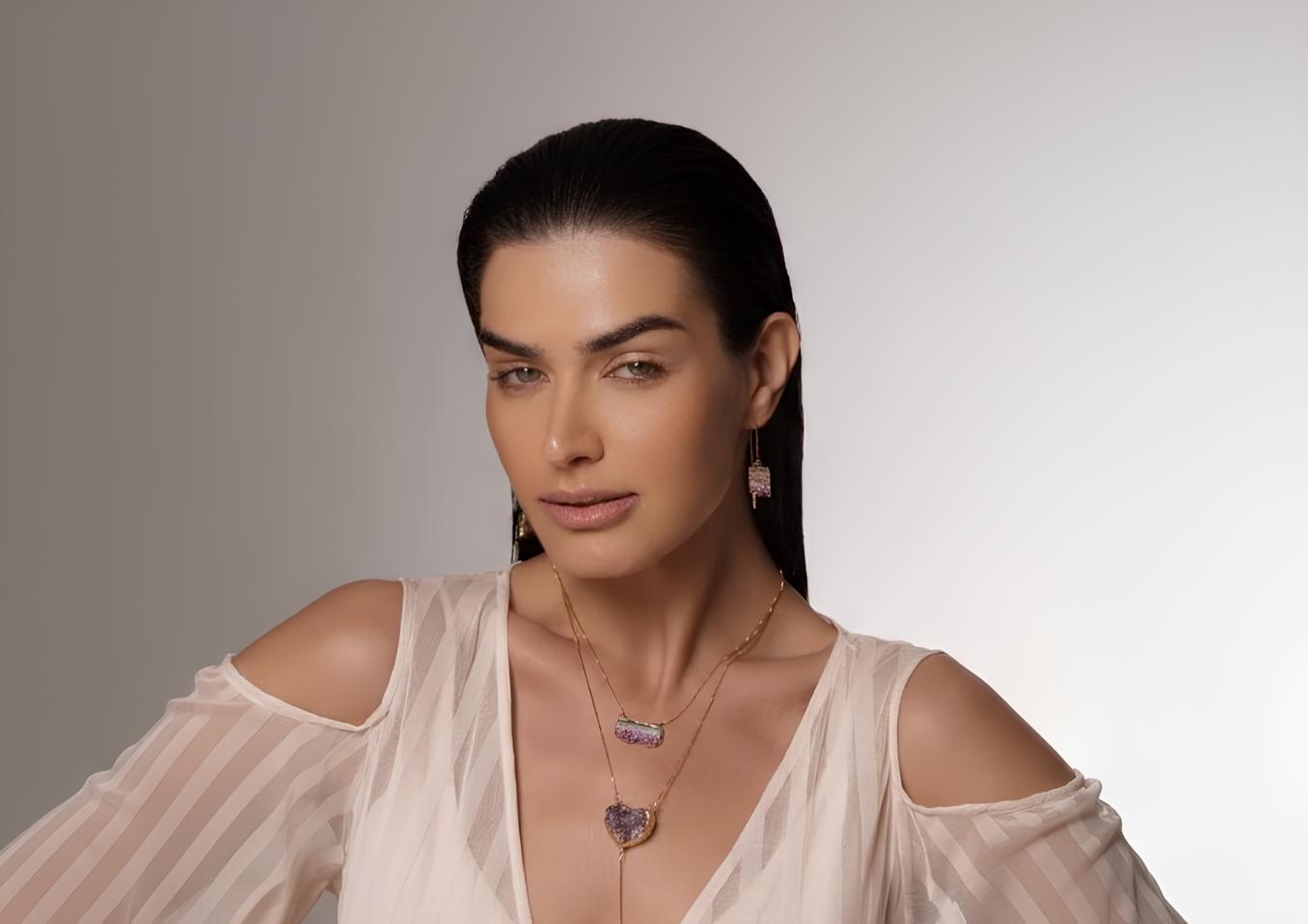 Colar Drusa de Ametista para Proteção – Compre Hoje