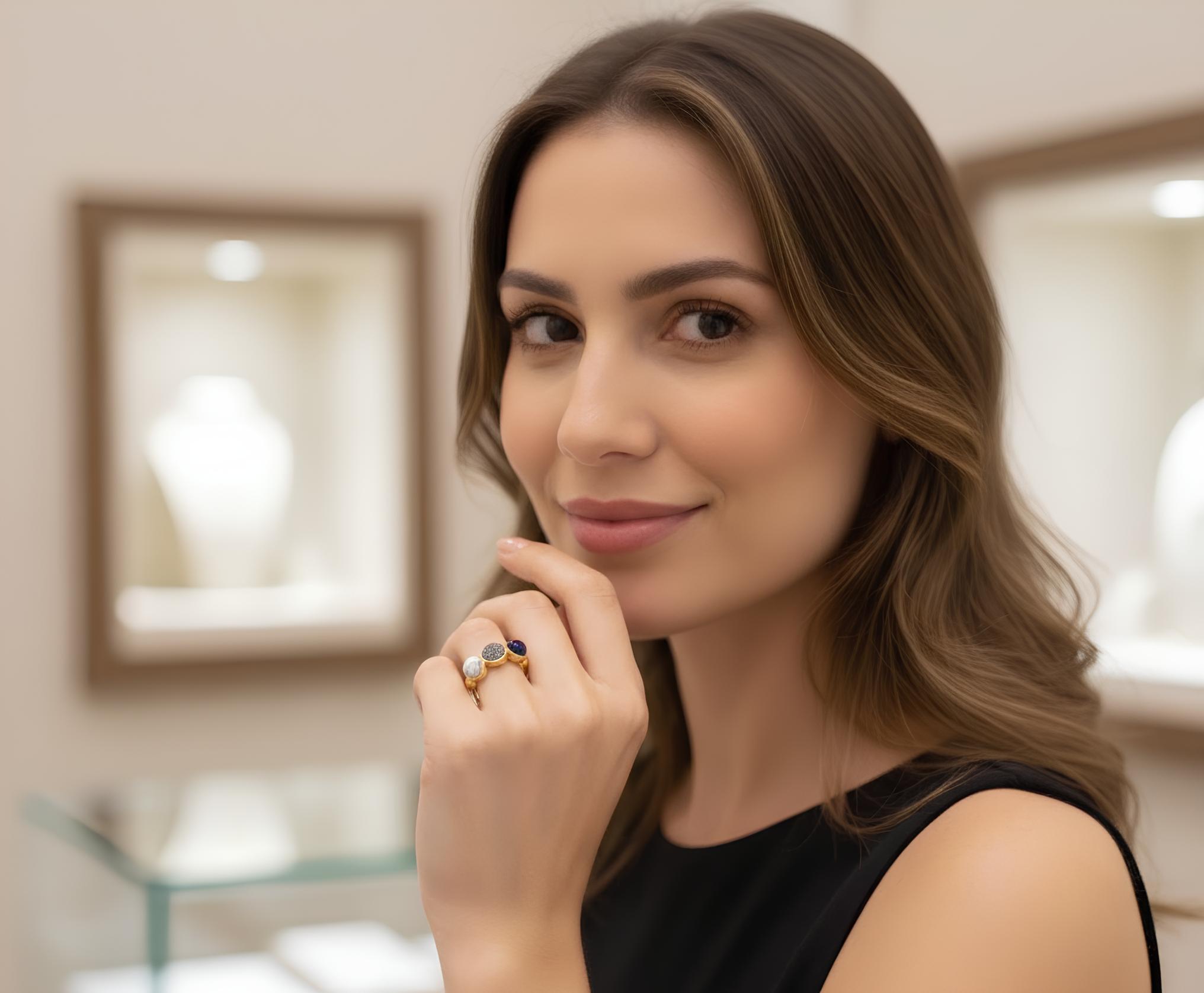 Anel 3 Pedras em Promoção – Garanta o Seu Agora